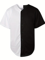 Short Sleeve Plain Baseball Jersey Sports Uniform Men Women
