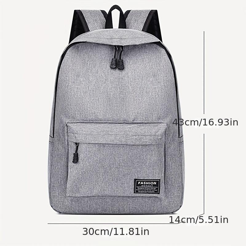 Large Capacity Schoolbag For High School Students Lightweight