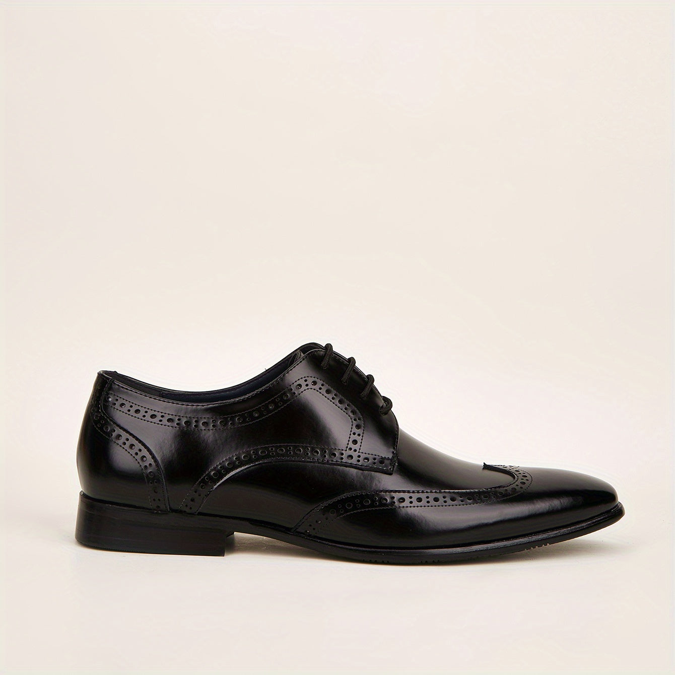 Men's Brogue Derby Shoes Wear-Resistant Non-Slip Dress Shoes