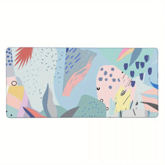 Abstract Art Mouse Pad for Office Laptop, Non-Slip Rubber Base - 35.4in x 15.7in
