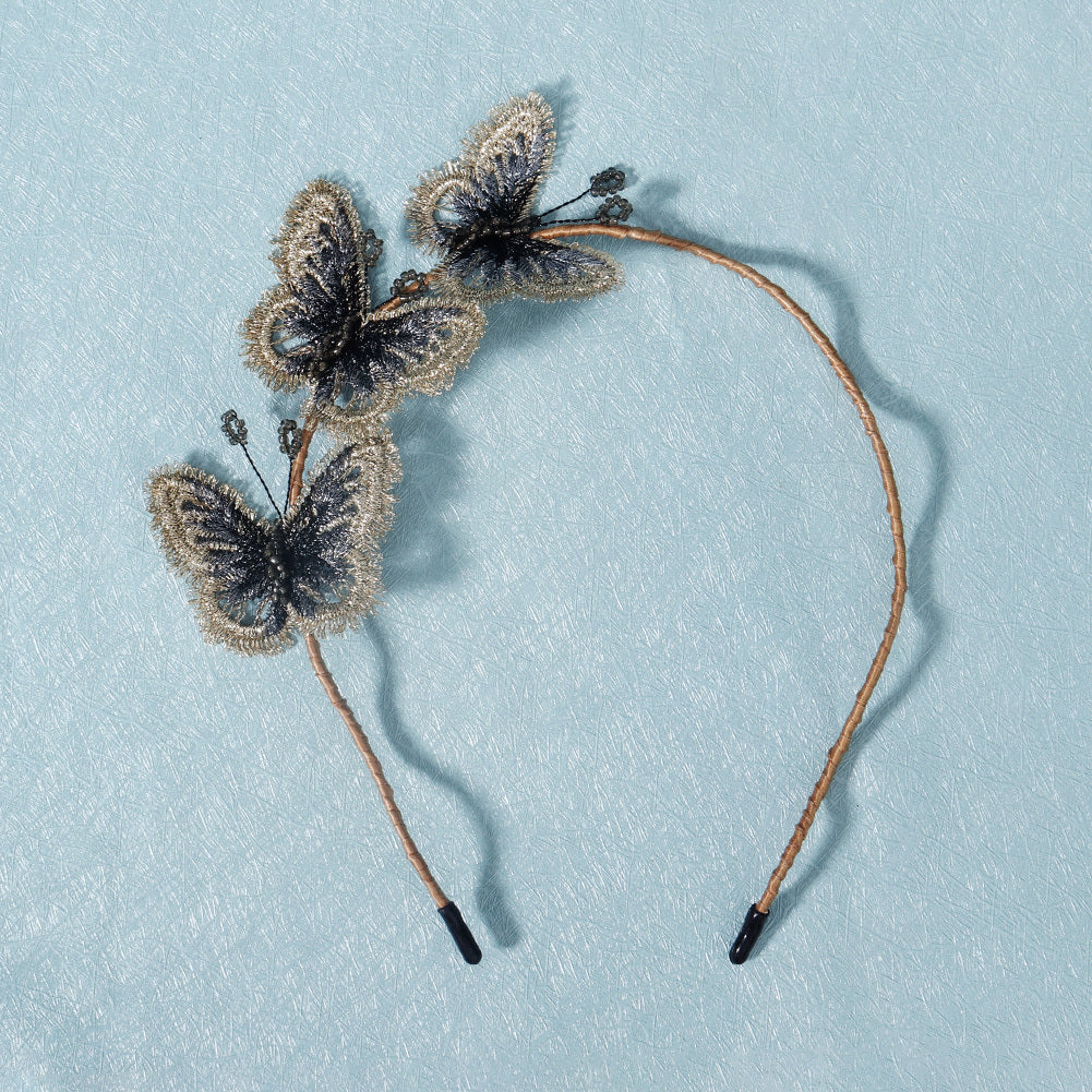Vintage Butterfly Headband Boho Hair Accessory