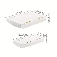 Self Stick Pencil Tray Desk Storage Drawer Organizer Box