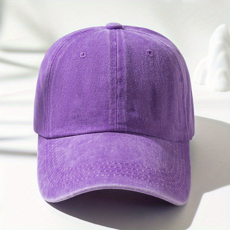 Distressed Baseball Cap Unisex Dad Hat Sun Hats For Women Men