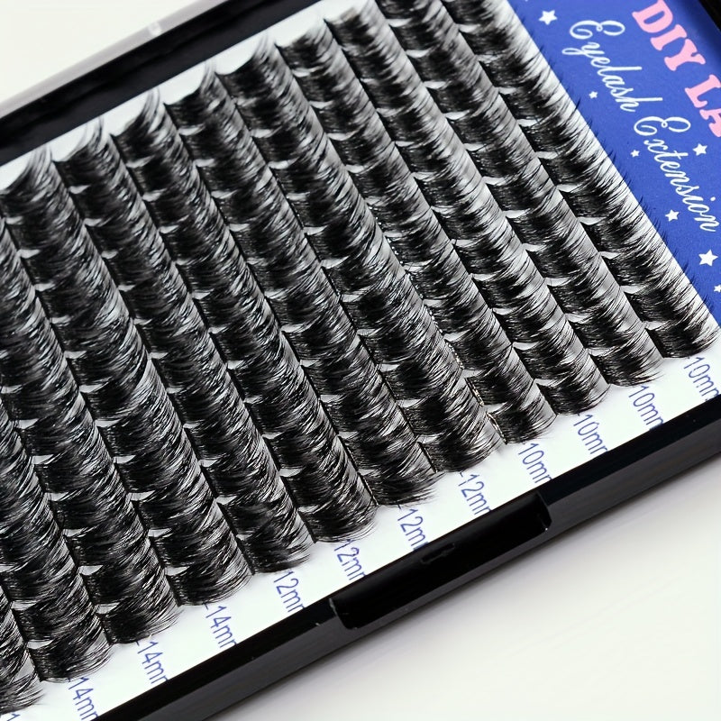 Segmented Cluster Lashes Thick Mixed False Eyelashes C Curling