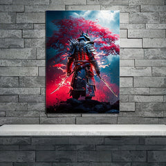 Modern Anime Art Samurai Wall Sticker For Kids Room Decor