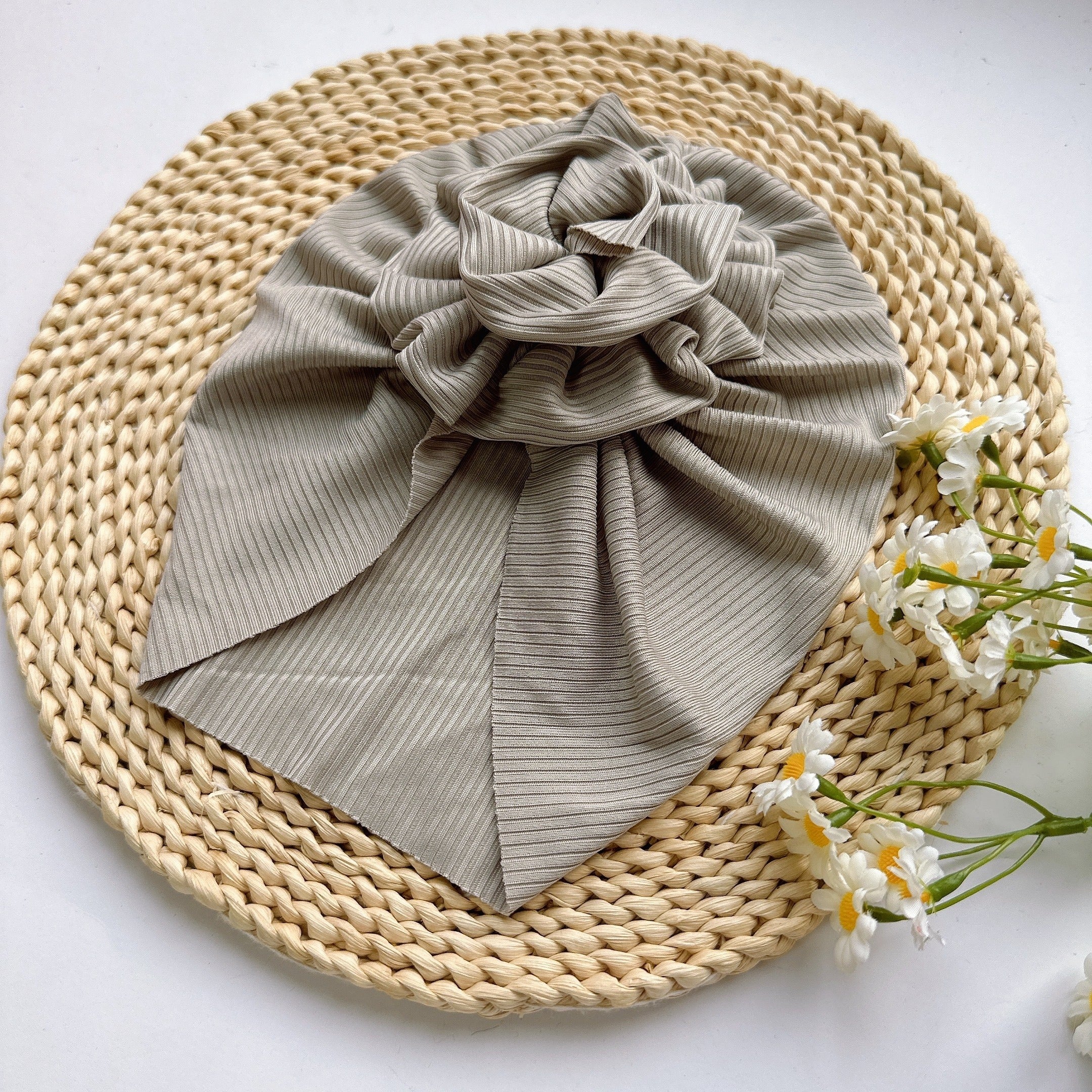 Baby Spring Big Flower Headband Soft Baby Hat For Newborns