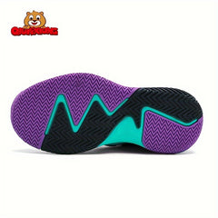 QIUTEXIONG Boy's Knit Breathable Basketball Shoes