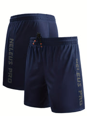 Men's Side Letter Pattern Rapid Dry Shorts