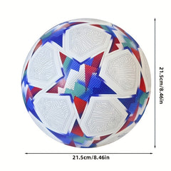 1pc Football No 5 Ball Training Wear-resistant PU High Elastic