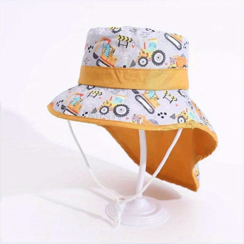 Kids Cartoon Fisherman Hat Sunshade Hat For Boys And Girls