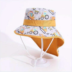 Kids Cartoon Fisherman Hat Sunshade Hat For Boys And Girls