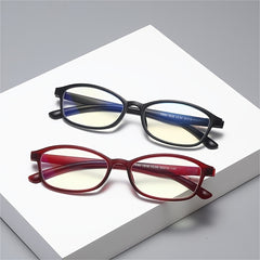 Square Frame Eyeglasses Light Blocking Lightweight Portable Glasses