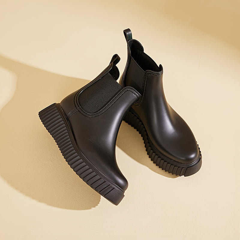 Heightening Women's Rubber Rain Boots