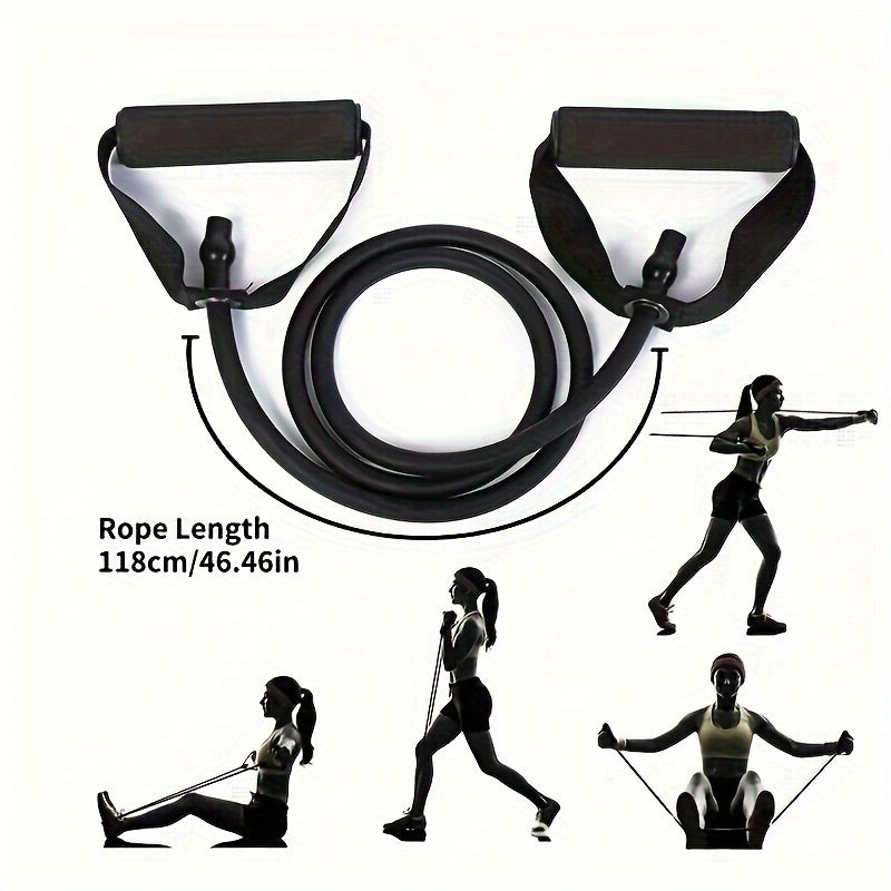 Resistance Bands with Handles for Home Workouts - Yoga Pilates Fitness