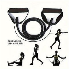 Resistance Bands with Handles for Home Workouts - Yoga Pilates Fitness