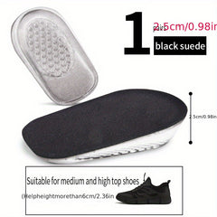Silicone Gel Height Increase Insole Heel Inserts Shoe Foot Care Protector