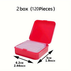 120pcs Transparent Double-sided Adhesive Pads for Holiday Decorations