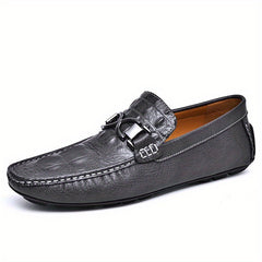 Men's Slip On Bit Loafer Shoes Casual Anti Skid Rubber Sole