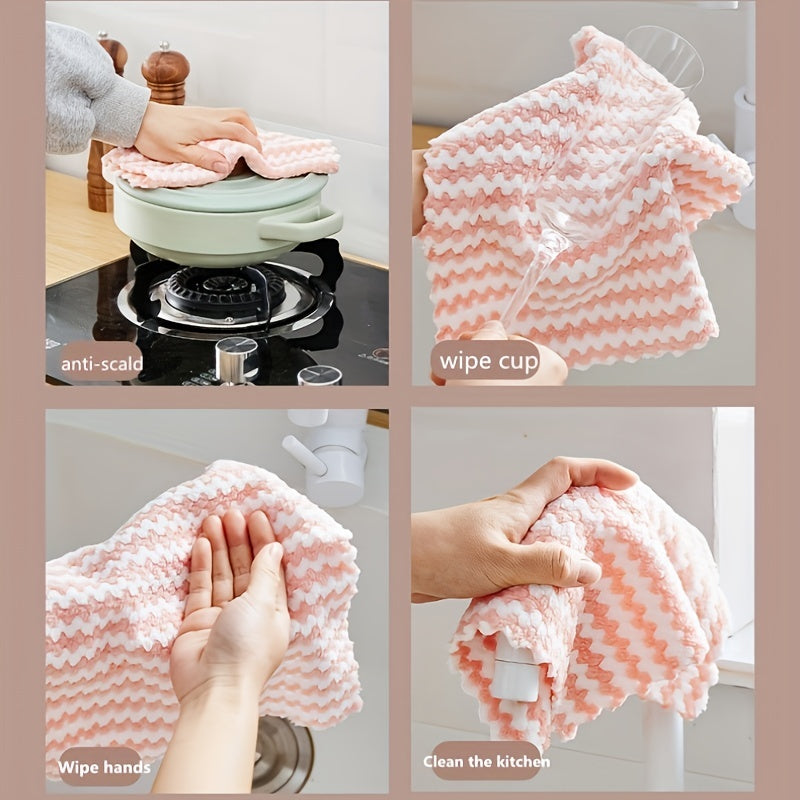 Thickened Kitchen Decontamination Dishwashing Cloth