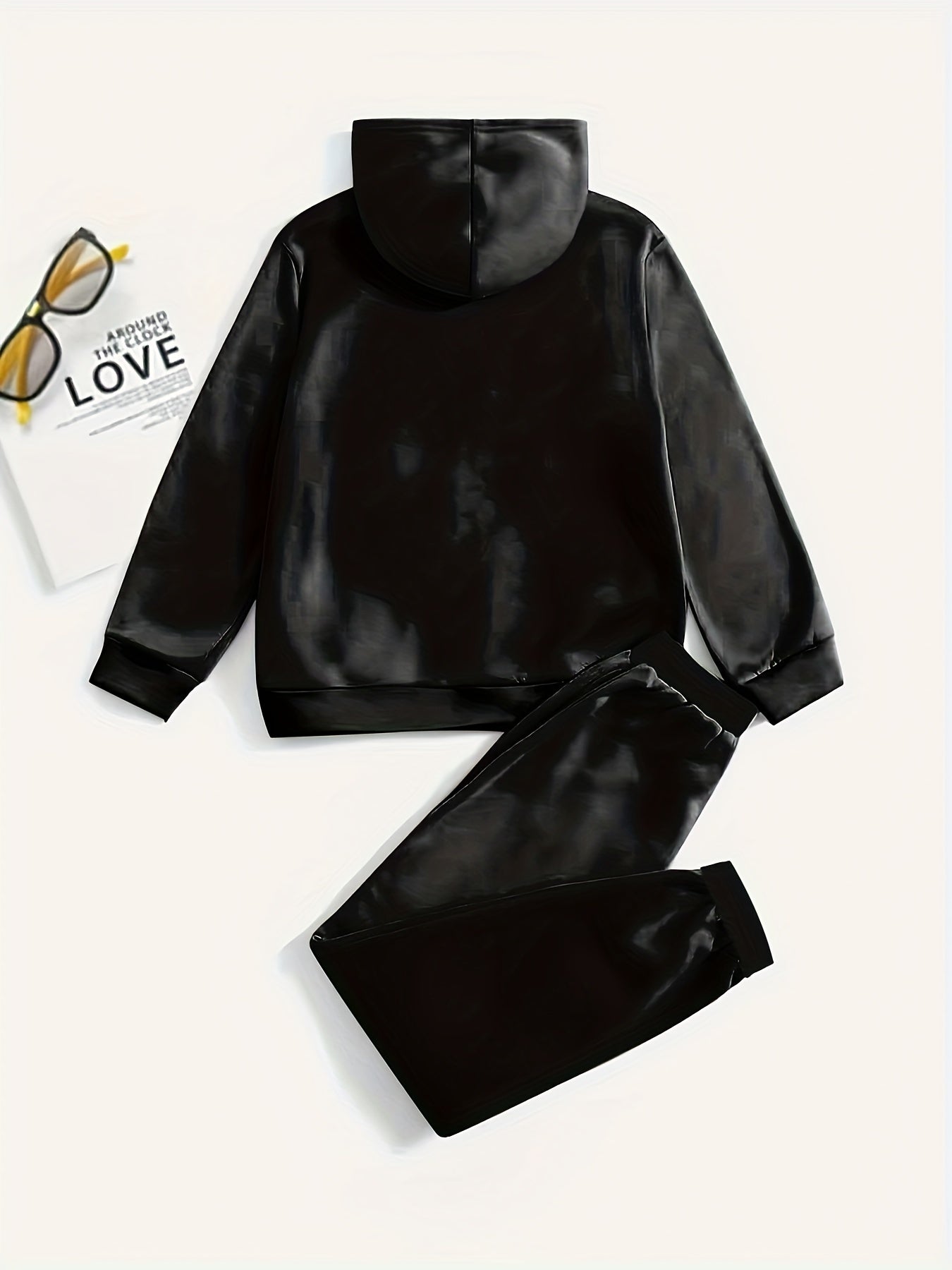 2pc Horse Graphic Hoodies Jogger Pants for Boys Girls