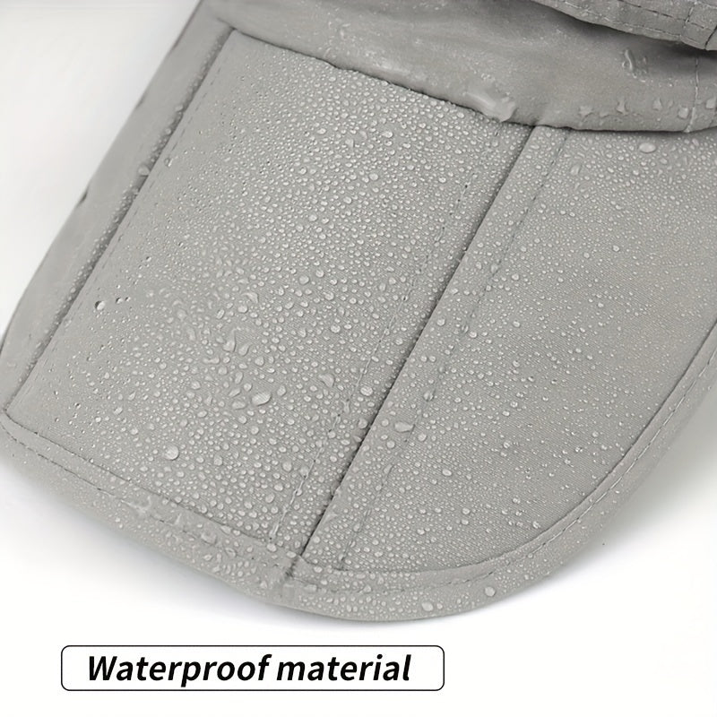 Waterproof Baseball Cap Snapback Hat Adjustable Summer Sun Hat