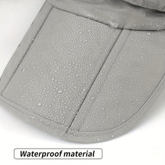 Waterproof Baseball Cap Snapback Hat Adjustable Summer Sun Hat