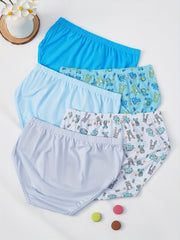 5pcs Boys Cartoon Dinosaurs Briefs Soft Comfortable Kids Clothes