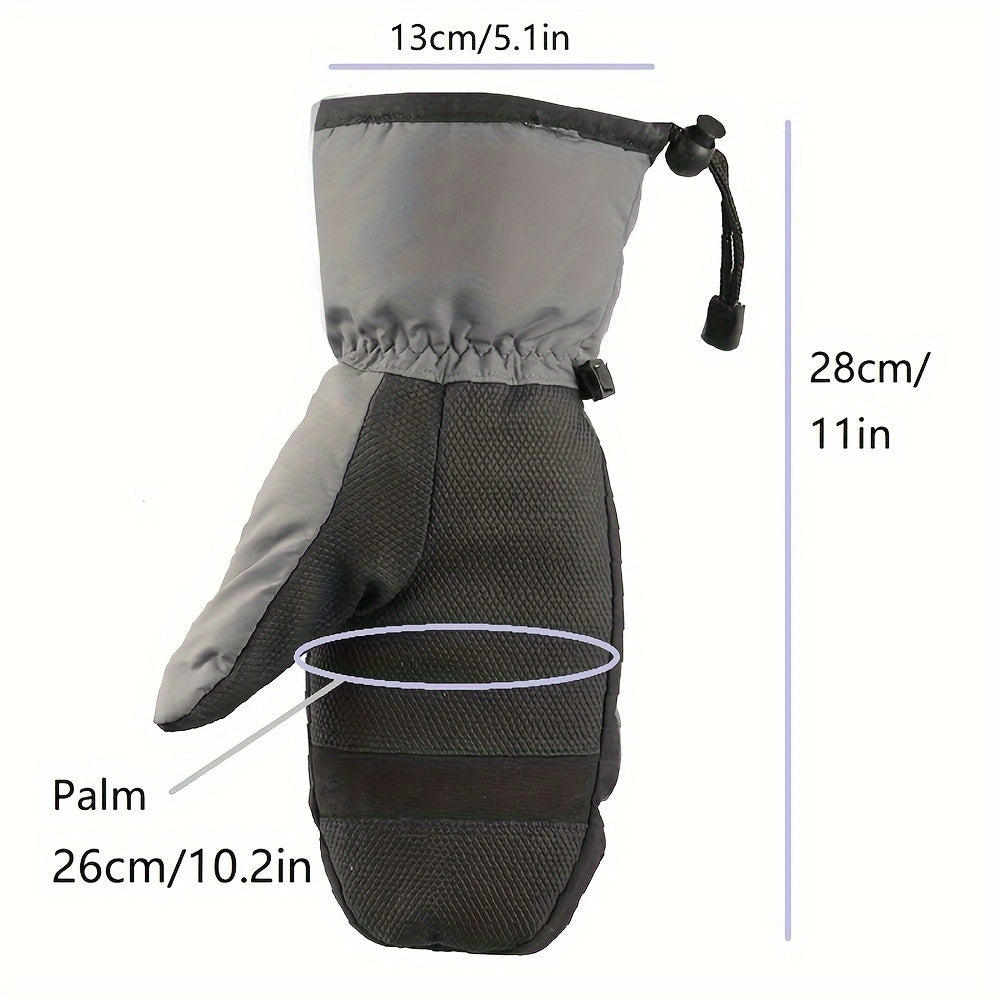 Winter Skiing Gloves Warm Waterproof Non-slip Thickened Outdoor Cycling Skiing