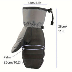 Winter Skiing Gloves Warm Waterproof Non-slip Thickened Outdoor Cycling Skiing