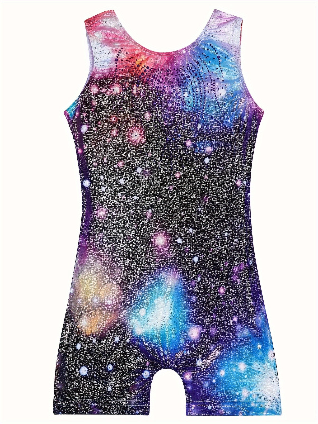 Starry Night Gymnastics Suit for Girls