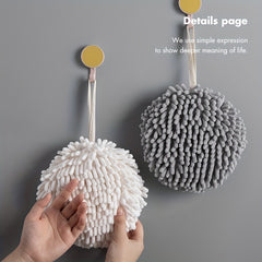 Chenille Hand Wipe Ball Absorbent Soft Hand Towel