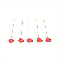 10pcs Wooden Ladybug Garden Decorations Bionic Ladybug Wall Decor