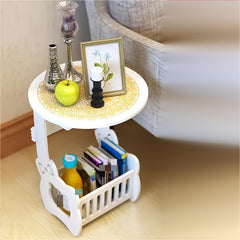 European Style Small Coffee Table Small Round Table Mini Bedside Table