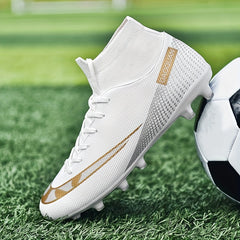 Men's High Top Non Slip AG Football Cleat Professional Outdoor Soccer Cleats