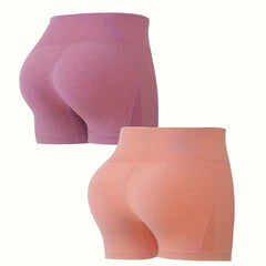 2pcs Seamless Leggings Yoga Running Shorts Women's Clothing