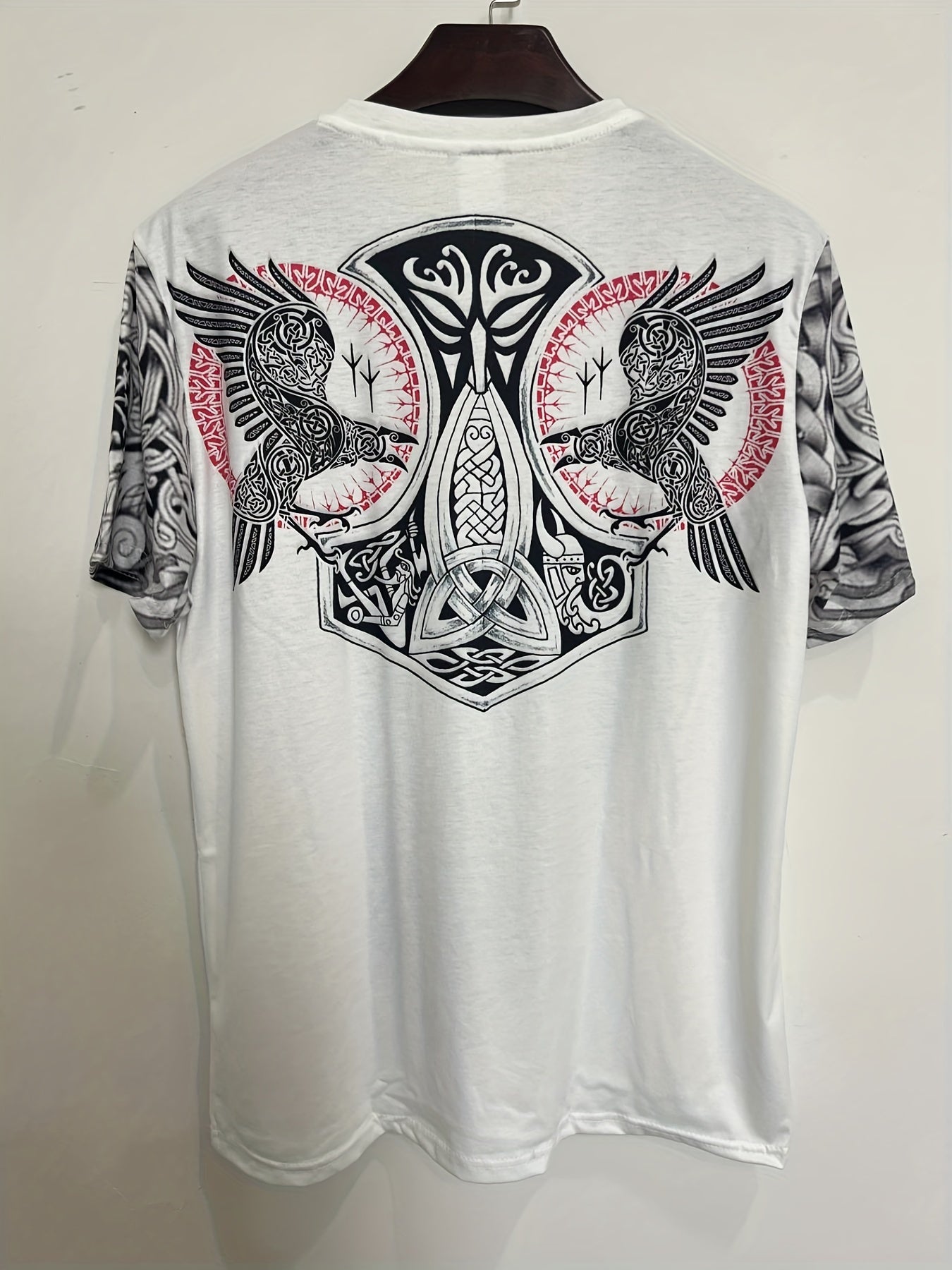Men's Graphic Print T shirt Crew Neck Tee for Summer