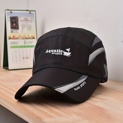 Quick Drying Mesh Baseball Cap Adjustable Sun Hat Lightweight Dad Hats