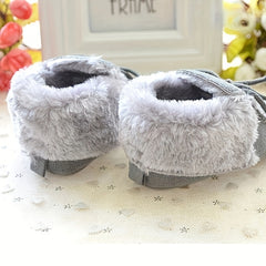 Soft Warm Lace Up Boots for Baby Boys