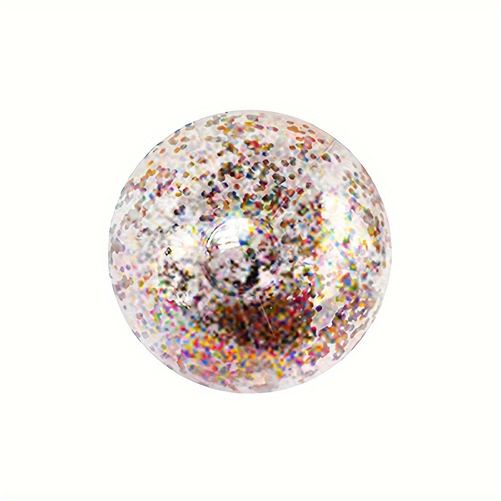 Glitter PVC Inflatable Beach Ball - Two Sizes