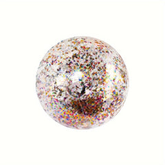 Glitter PVC Inflatable Beach Ball - Two Sizes