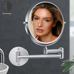 Wall Mounted Makeup Vanity Mirror Bathroom Shaving Mirror 10X Magnification