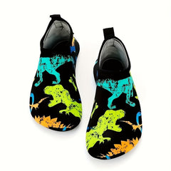 Cartoon Fish Print Water Shoes Kids Anti Skid Quick Drying Barefoot