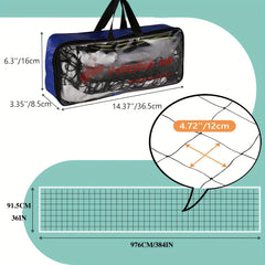 Sports Replacement Volleyball Net Weather Resistant High Strength Cable 9.5m
