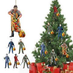 6pcs Classic Horror Characters Car Decoration Set