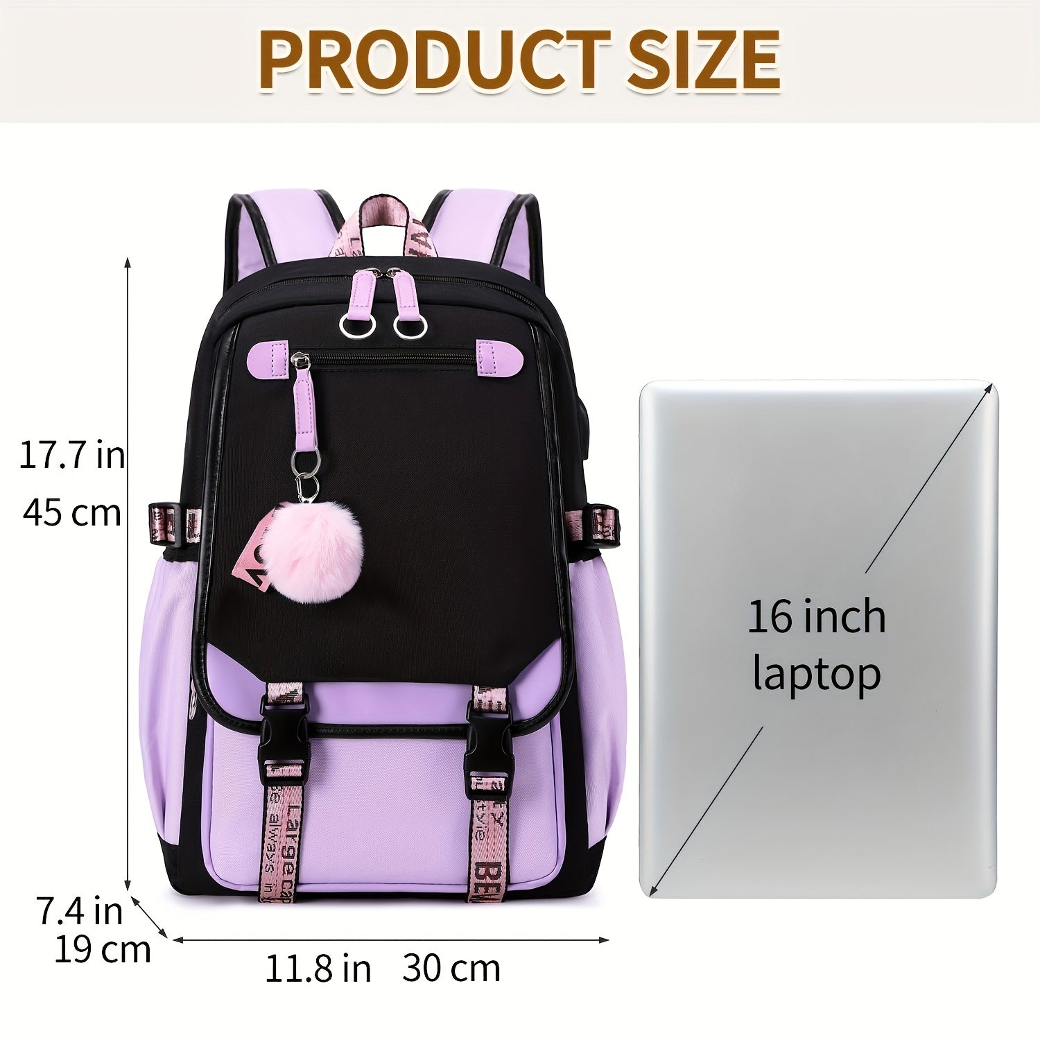 Schoolgirl Backpack High School Casual Boys Bag Decompression Waterproof