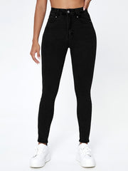 High Stretch Skinny Jeans Slim Fit Denim Pants