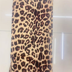 Leopard Print Large Shawl Vintage Cape Classic Windproof Cape Vintage Cardigan
