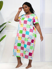 Casual Loungewear Dress Women's Nightdress