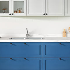 4pcs Kitchen Cabinet Knobs Round Dresser Drawer Pulls