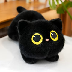 Soft Fluffy Kitten Plush Toy Cat Doll with Compact Kitty Stuffed Animal